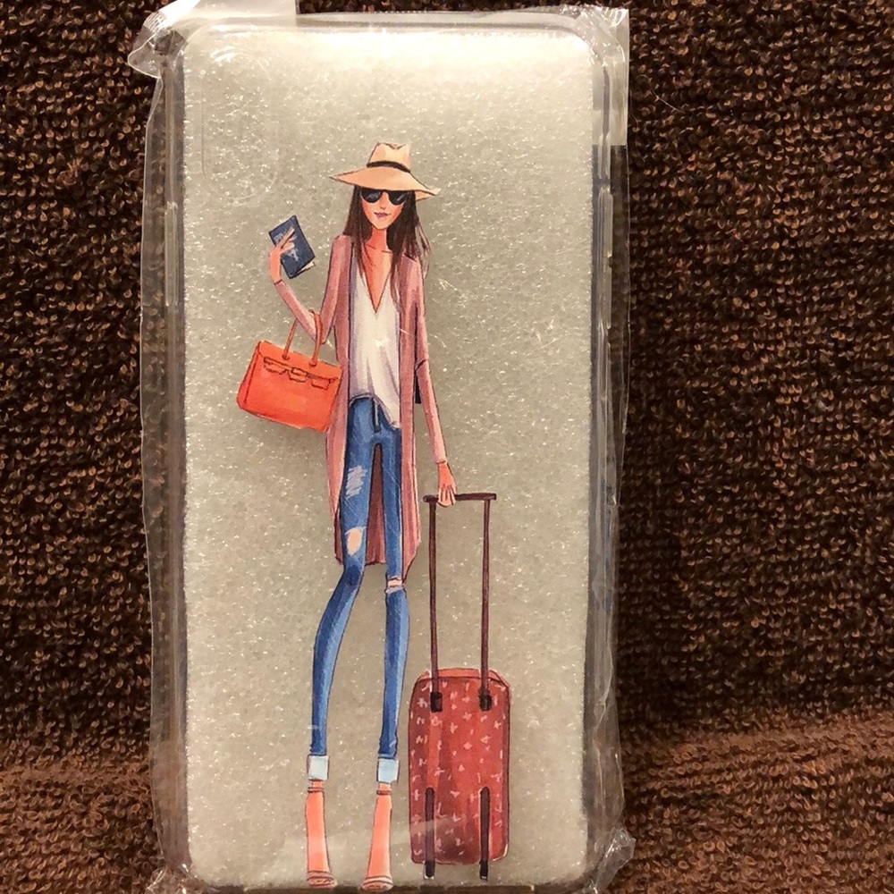 iPhone fashion Girl cover 7-8-plus/XS Max /. X